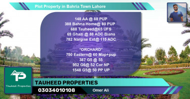 Residential Plot for Sale in Bahria Town, Lahore - (BP-70955)
