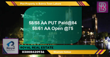 Residential Plot for Sale in Bahria Town, Lahore - (BP-70968)