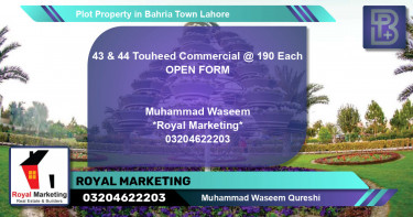 Commercial Plot for Sale in Bahria Town, Lahore - (BP-70981)