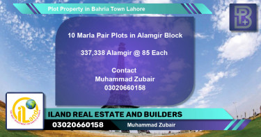 Residential Plot for Sale in Bahria Town, Lahore - (BP-71043)