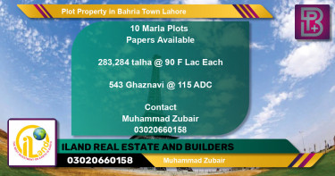 Residential Plot for Sale in Bahria Town, Lahore - (BP-71045)