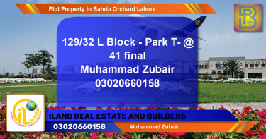 Residential Plot for Sale in Bahria Orchard, Lahore - (BP-71046)