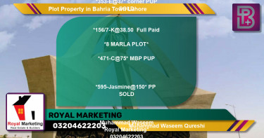 Residential Plot for Sale in Bahria Town, Lahore - (BP-71062)