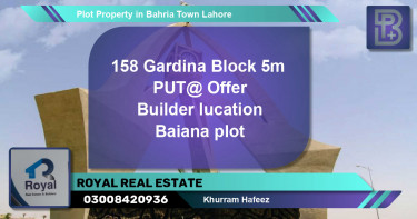 Residential Plot for Sale in Bahria Town, Lahore - (BP-71074)