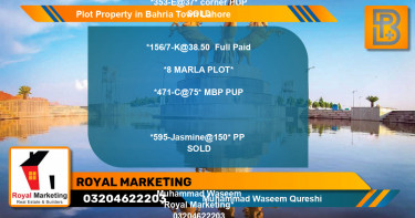 Residential Plot for Sale in Bahria Town, Lahore - (BP-71084)