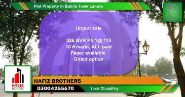 Residential Plot for Sale in Bahria Town, Lahore - (BP-71096)