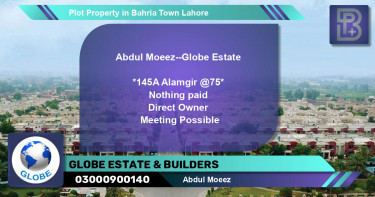 Residential Plot for Sale in Bahria Town, Lahore - (BP-71169)