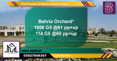 Residential Plot for Sale in Bahria Orchard, Lahore - (BP-71176)