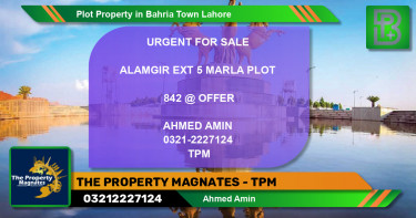 Residential Plot for Sale in Bahria Town, Lahore - (BP-71181)