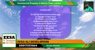 Commercial Property for Sale in Bahria Town, Lahore - (BP-71198)
