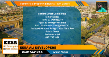 Commercial Property for Sale in Bahria Town, Lahore - (BP-71199)