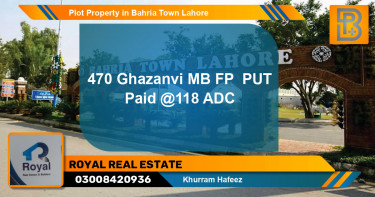 Residential Plot for Sale in Bahria Town, Lahore - (BP-71236)