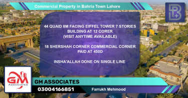 Commercial Property for Sale in Bahria Town, Lahore - (BP-71262)