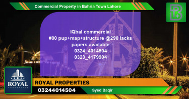 Commercial Property for Sale in Bahria Town, Lahore - (BP-71285)