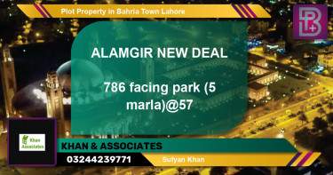 Residential Plot for Sale in Bahria Town, Lahore - (BP-71294)