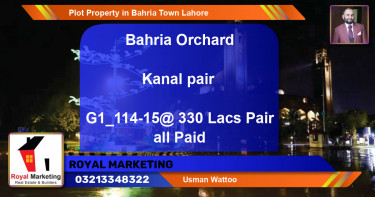 Residential Plot for Sale in Bahria Town, Lahore - (BP-71302)