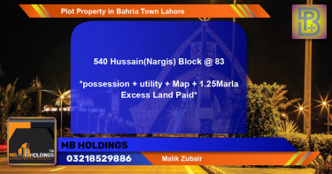 Residential Plot for Sale in Bahria Town, Lahore - (BP-71339)