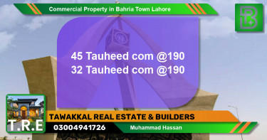 Commercial Property for Sale in Bahria Town, Lahore - (BP-71349)