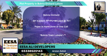 Residential Plot for Sale in Bahria Orchard, Lahore - (BP-71399)