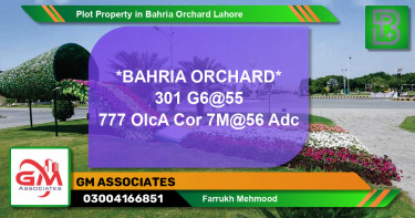 Residential Plot for Sale in Bahria Orchard, Lahore - (BP-71401)