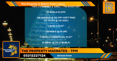 Commercial Plot for Sale in Bahria Town, Lahore - (BP-71431)