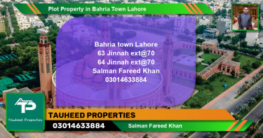 Residential Plot for Sale in Bahria Town, Lahore - (BP-71440)