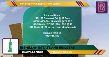 Residential Plot for Sale in Bahria Town, Lahore - (BP-71441)