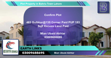 Residential Plot for Sale in Bahria Town, Lahore - (BP-71445)