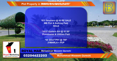 Residential Plot for Sale in Bahria Orchard, Lahore - (BP-71501)