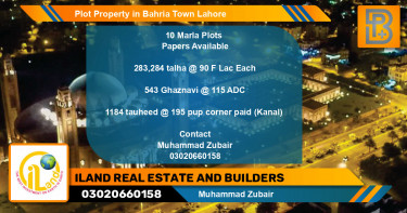 Residential Plot for Sale in Bahria Town, Lahore - (BP-71504)