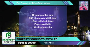 Residential Plot for Sale in Bahria Town, Lahore - (BP-71509)