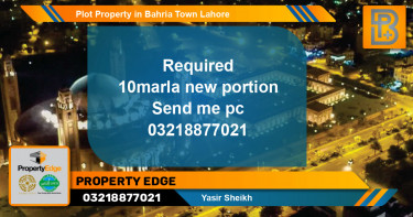 Residential Plot for Sale in Bahria Town, Lahore - (BP-71520)