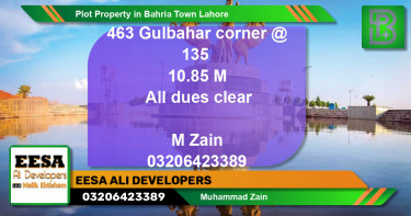 Residential Plot for Sale in Bahria Town, Lahore - (BP-71567)