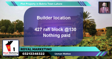 Residential Plot for Sale in Bahria Town, Lahore - (BP-71598)