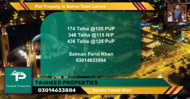 Residential Plot for Sale in Bahria Town, Lahore - (BP-71636)