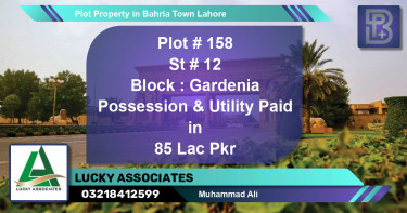 Residential Plot for Sale in Bahria Town, Lahore - (BP-71686)
