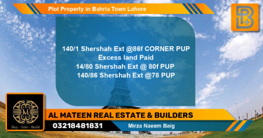 Residential Plot for Sale in Bahria Town, Lahore - (BP-71705)