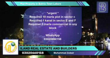 Commercial Plot for Sale in Bahria Town, Lahore - (BP-71713)