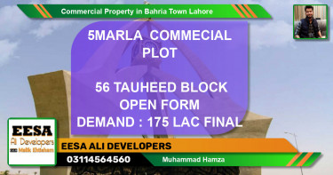 Commercial Property for Sale in Bahria Town, Lahore - (BP-71752)