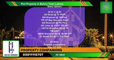 Residential Plot for Sale in Bahria Town, Lahore - (BP-71776)