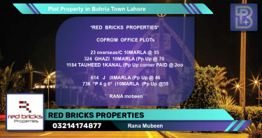 Residential Plot for Sale in Bahria Town, Lahore - (BP-71788)