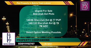 Residential Plot for Sale in Bahria Town, Lahore - (BP-71810)