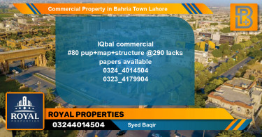 Commercial Property for Sale in Bahria Town, Lahore - (BP-71825)
