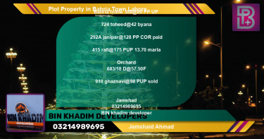 Residential Plot for Sale in Bahria Town, Lahore - (BP-71830)