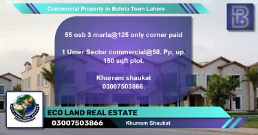 Commercial Property for Sale in Bahria Town, Lahore - (BP-71832)