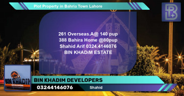 Residential Plot for Sale in Bahria Town, Lahore - (BP-71871)