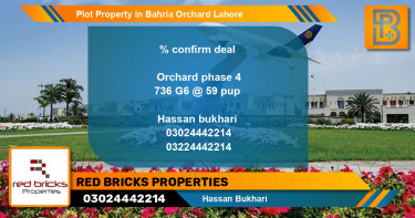 Residential Plot for Sale in Bahria Orchard, Lahore - (BP-71953)