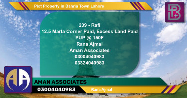 Residential Plot for Sale in Bahria Town, Lahore - (BP-71977)