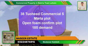 Commercial Property for Sale in Bahria Town, Lahore - (BP-72014)