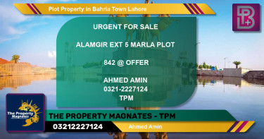 Residential Plot for Sale in Bahria Town, Lahore - (BP-72029)